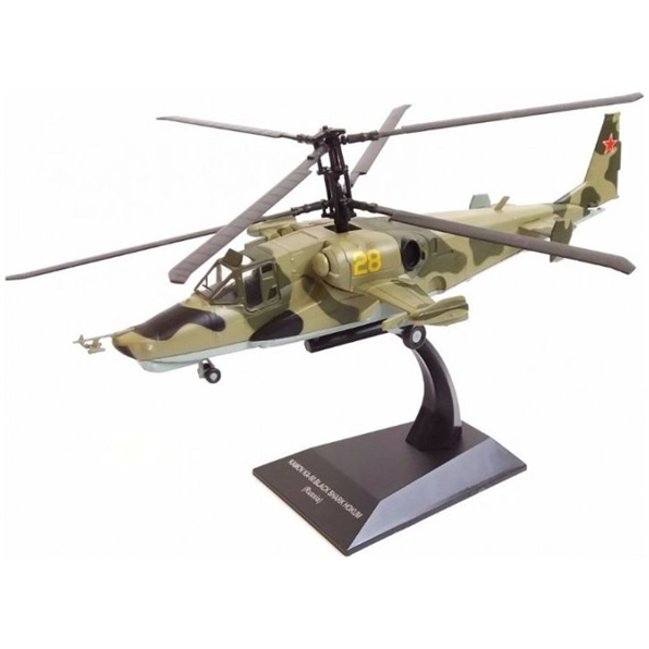Kamov KA-50 Black Shark Hokum Russia 1:72 Helicopter Collection (Some assembly)