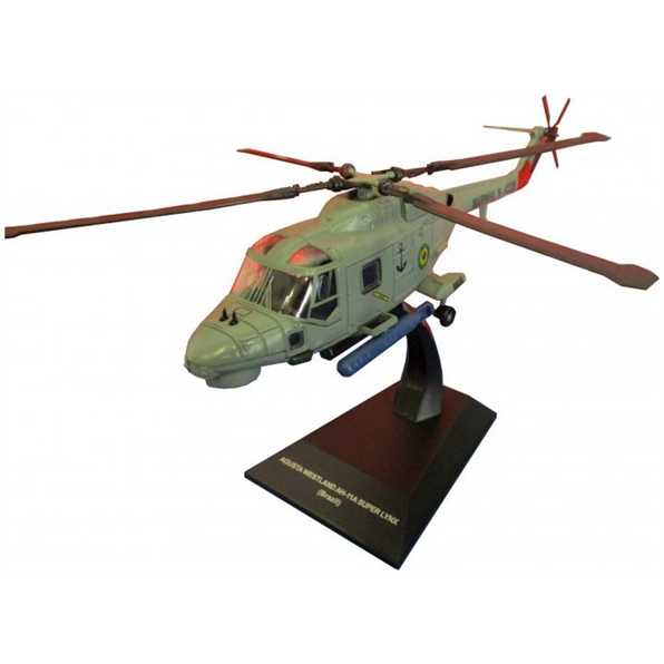 Agusta Westland AH-11A Super Lynx Brazil 1:72 Helicopter Collection (Some assembly)
