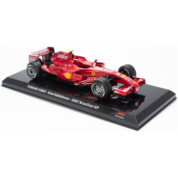 Ferrari F2007 - Kimi Raikkonen 2007 Brazil Cased - 1:24th Scale F1 Collection