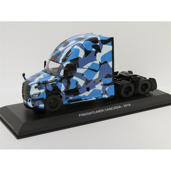 Freightliner Cascadia 2018 Cascadia (Blue) 1:43 Truck Tuning Collection -Blister Pack