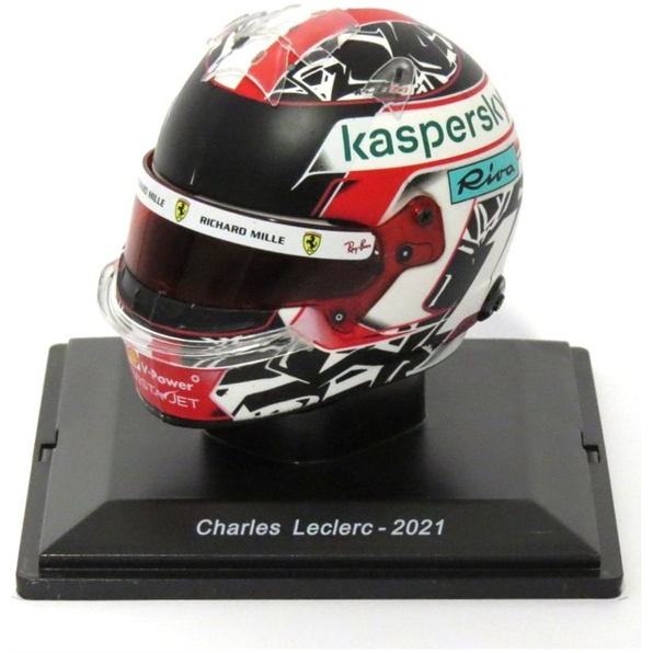 Charles Leclerc - 2021 Ferrari F1 Helmet Collection 1:5 - Cased