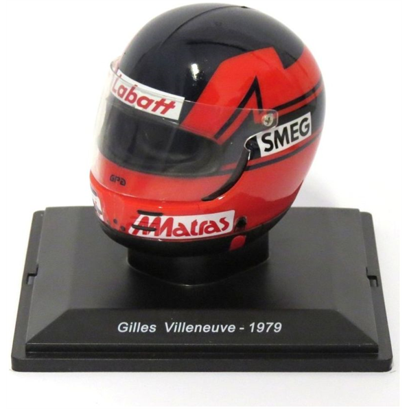 Gilles Villeneuve - 1979 Ferrari F1 Helmet Collection 1:5 - Cased