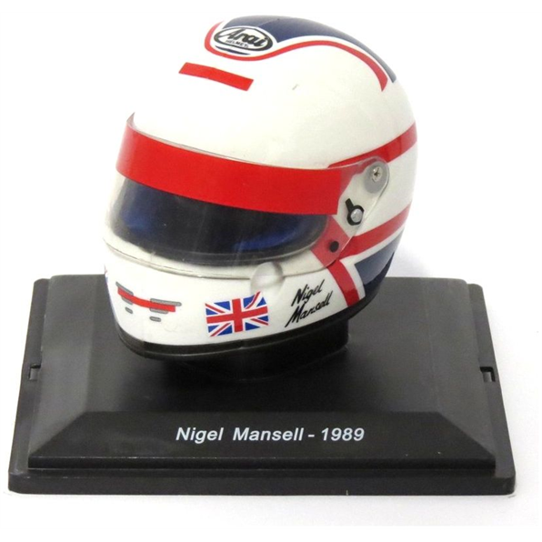 Nigel Mansell - 1989 Ferrari F1 Helmet Collection 1:5 - Cased