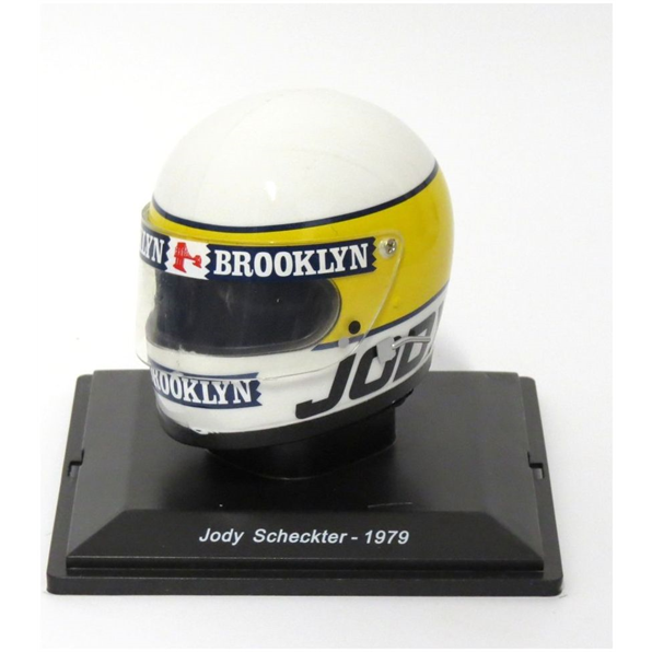 Jody Scheckter - 1979 Ferrari F1 Helmet Collection 1:5 - Cased