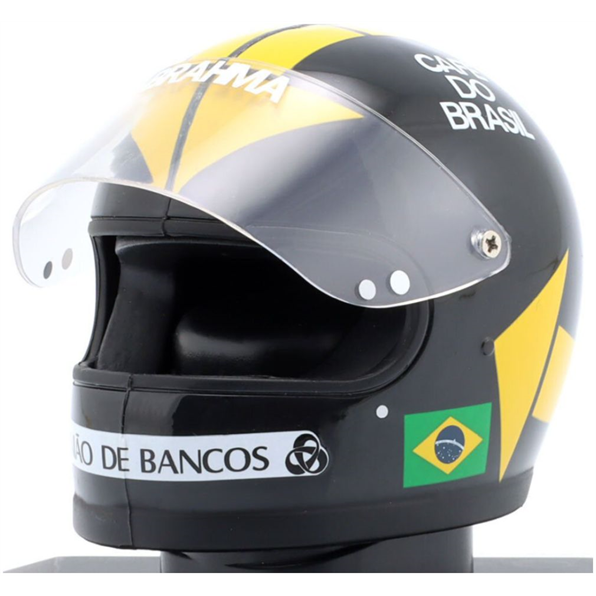 Carlos Pace Scuderia Ferrari #2 2nd 1000km Nurburgring 1973 Helmet