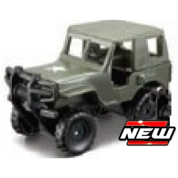 Alpha Jeep Convertible (Closed) Olive Green