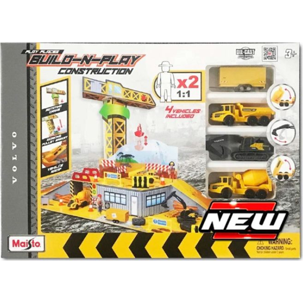 Volvo Build-N-Play Deluxe Playset