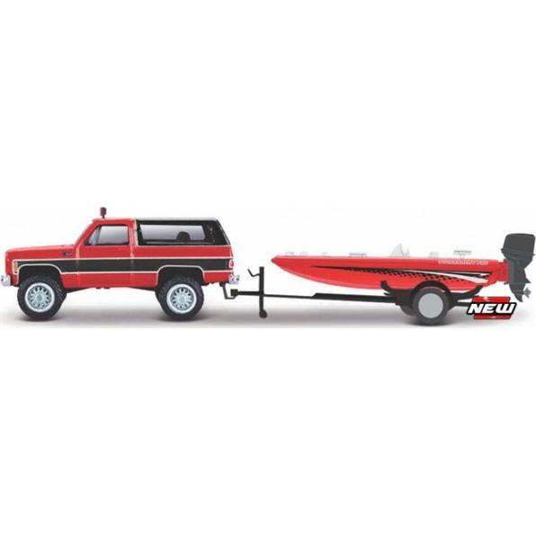 Chevrolet K5 Blazer 1979 + Trailer w/Bass Boat