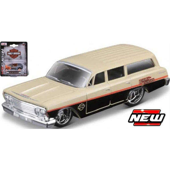 Chevrolet Biscayne Wagon 1962 Harley Davidson Black/Beige