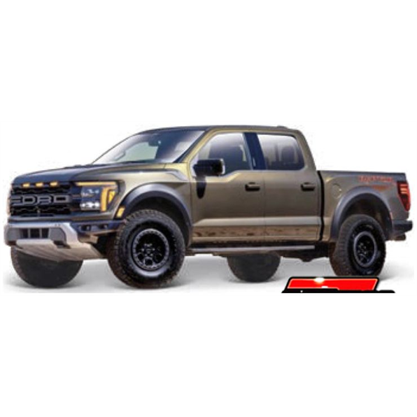 Bronze Color Raptor Ford F-150 Raptor 2024 Bronze Metallic - John Ayrey Die Casts