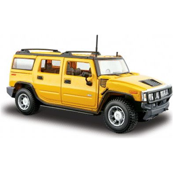 Hummer H2 Suv - Yellow (1:27)