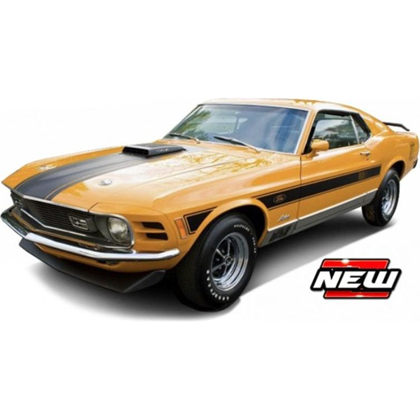 Ford Mustang Mach 1 1970 Orange/Black