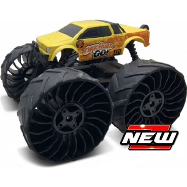 Cyklone Airless Wheel Truck (AWT) 2.4G Radio Control Yellow