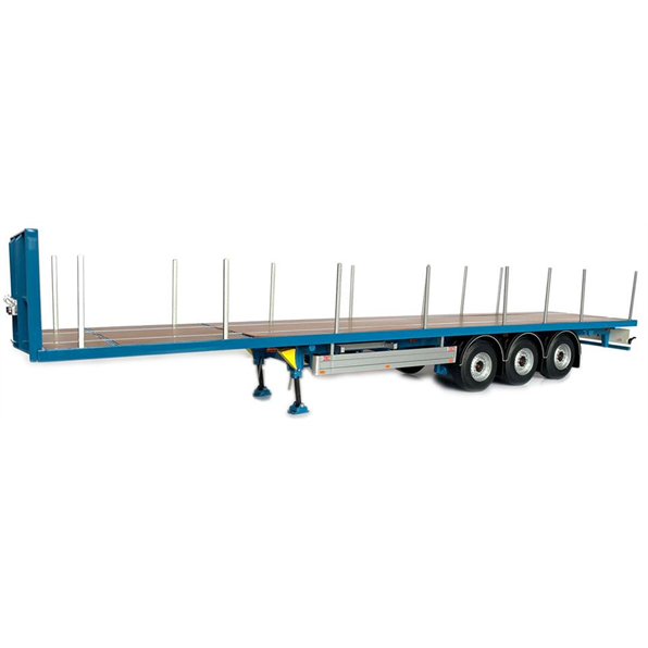 Pacton Flatbed Trailer Blue