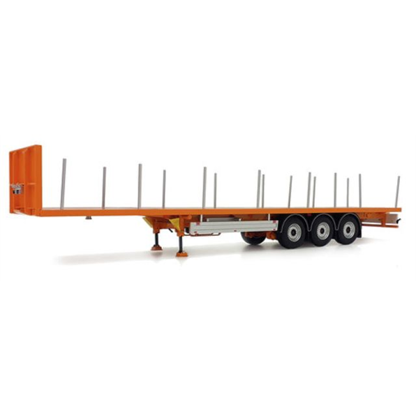 Pacton flatbed Trailer Yellow