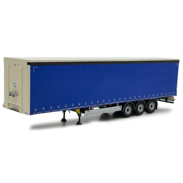 Pacton Curtainsider Trailer Blue