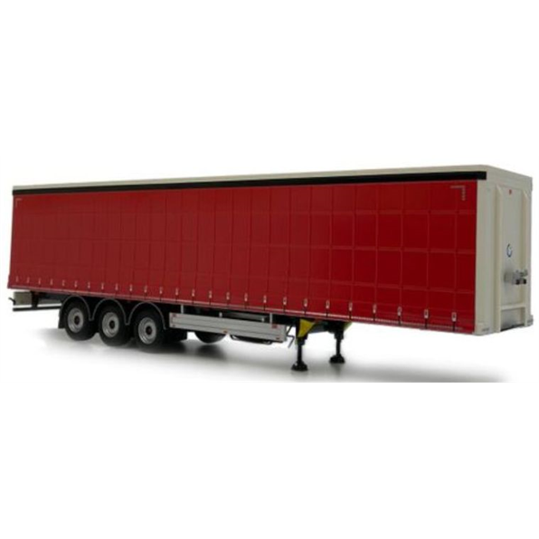 Pacton Curtainsider Trailer Red