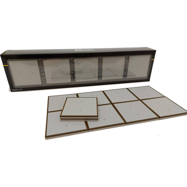 Concrete Slabs Set of 10 pcs