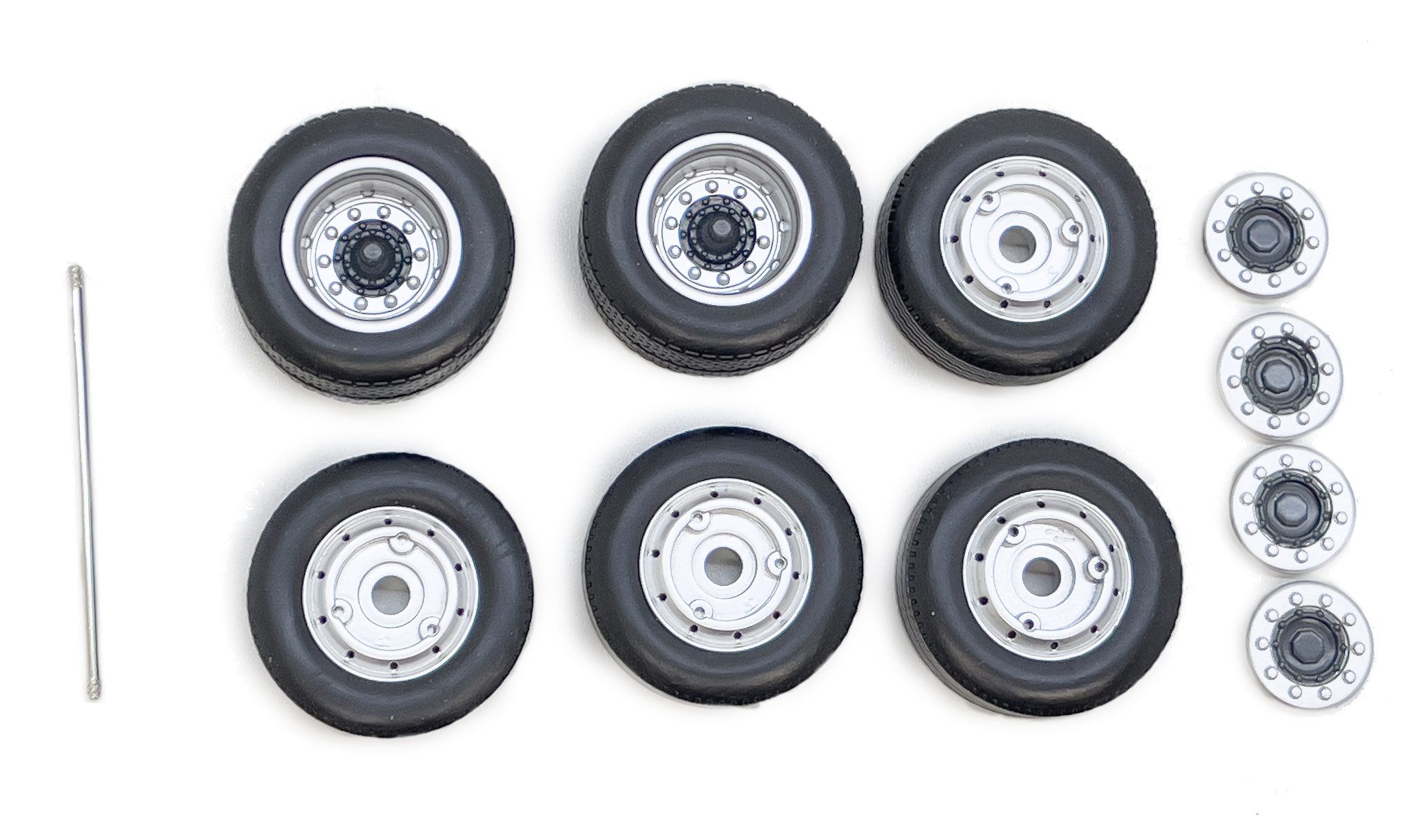 Scania Wheels, Rims, Caps and Axle Set - John Ayrey Die Casts