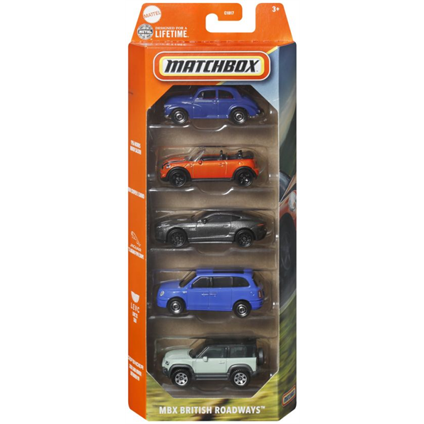 Matchbox Basics 5 Pack Assortment