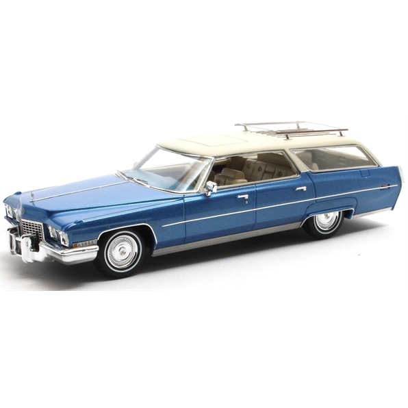 Cadillac deVille Wagon Blue/Cream 1972