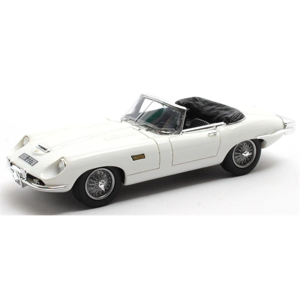 Jaguar E-Type Roadster Frua White Open 1964