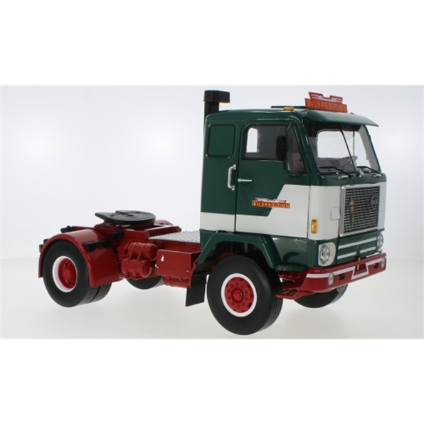 Volvo F88 - Green / White - Bilspedition