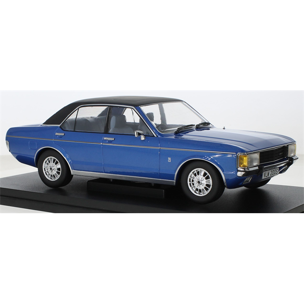 Ford Granada MK I Met.Blue/Matt Black(RHD) 1975 - UK Exclusive