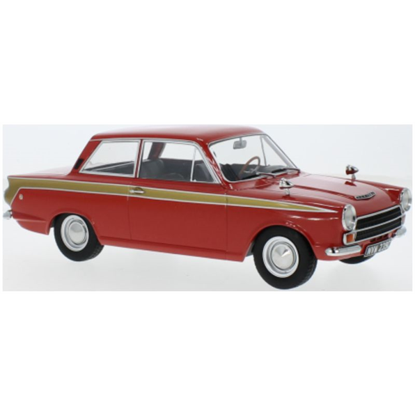 Ford Lotus Cortina MK I Red/Gold 1966