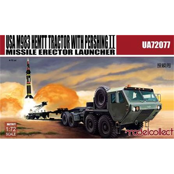 M983 HEMTT Tractor with Pershing II Missile Erector Launcher USA