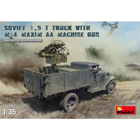 Soviet 1.5t Truck w/ M-4 Maxim AA Gun