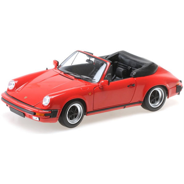 Porsche 911 Carrera Cabriolet Red 1983