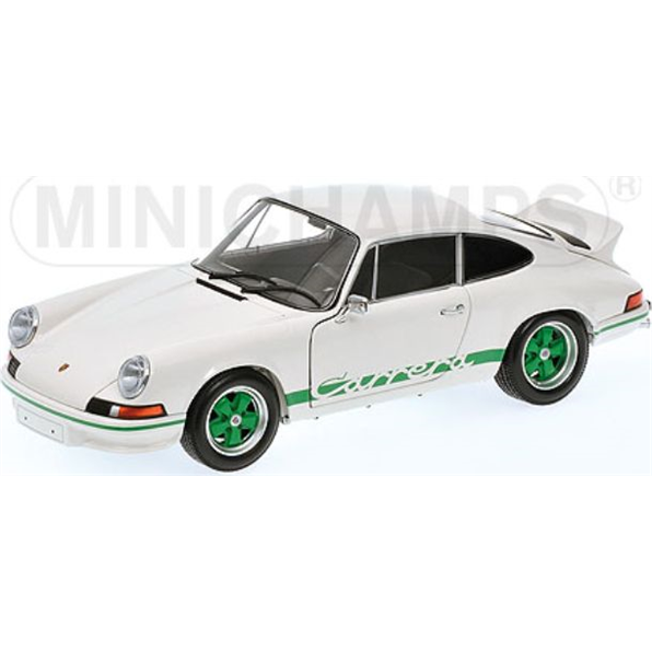 Porsche 911 Carrera RS 1972 White w/Red Decor (Opening Parts)