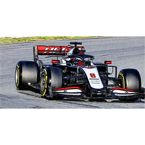 Haas F1 Team VF-20 R.Grosjean Bahrain GP 2020