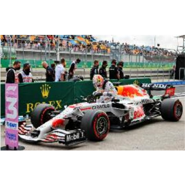 Red Bull Racing Honda RB16B Max Verstappen 2nd Turkish GP 2021 w/Figurine