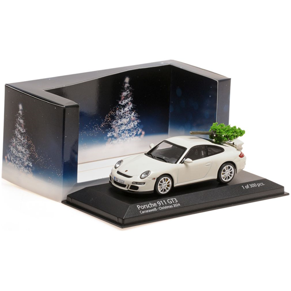Porsche 911 Gt3 2006 - White + Christmas Tree - Christmas