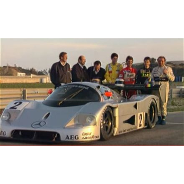 Sauber Mercedes C9 Micheal Schumacher Test with Figure ...