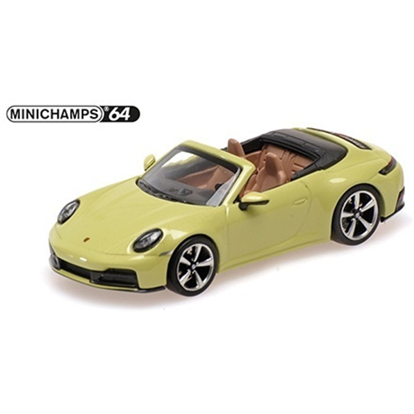 Porsche 911 (992.2) Carrera Cabriolet 2025 Yellow Metallic