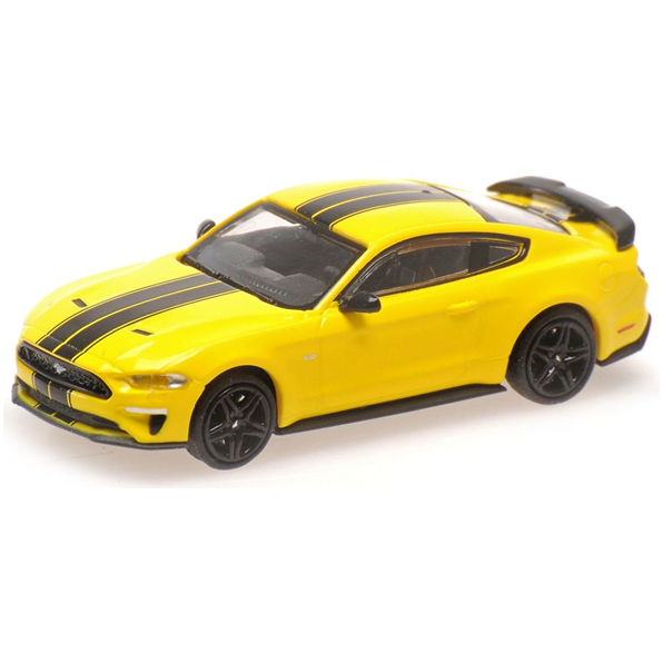Ford Mustang - 2018 Yellow With Black Stripes