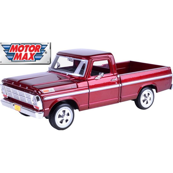 Ford F-100 Pickup Metallic Red/Burgundy 1969