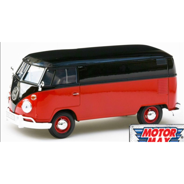 VW T2 Van Split Screen - Red/Black