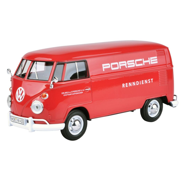 VW T1 Van Porsche Service red