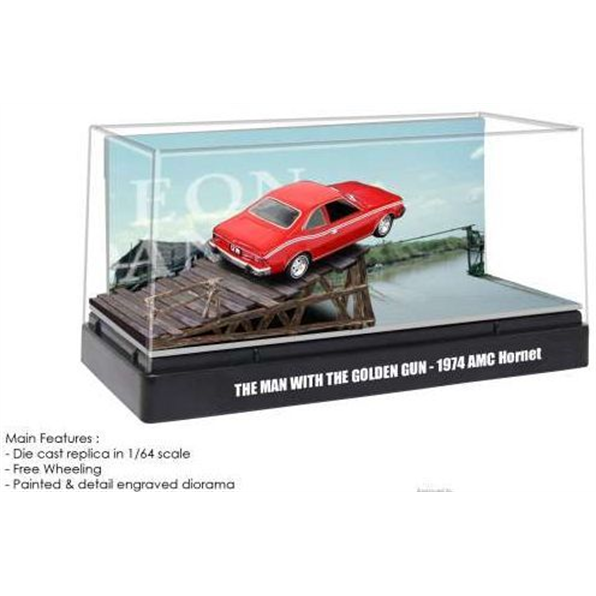 The Man With The Golden Gun 3" Diorama 1974 AMC Hornet 'Bond 60th Anniversary'