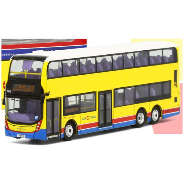 Citybus ADL Enviro500MMC Facelift 12.8m (New Logo) 6428 rt. 608 Kowloon City