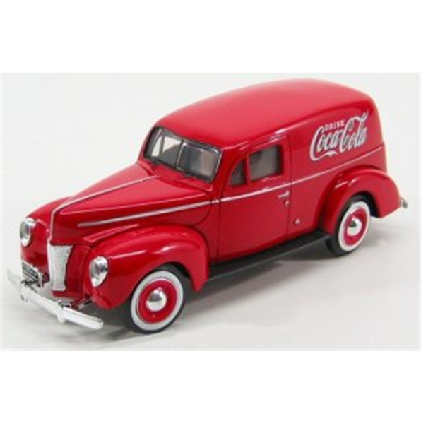 Ford Delivery Panel Van 1940 red Coca Cola