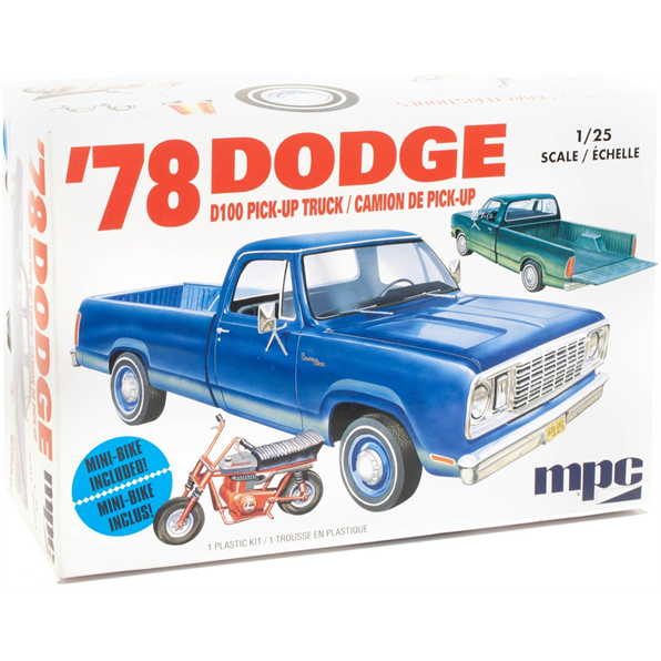 1978 Dodge D100 Pickup Truck and Mini-Bike