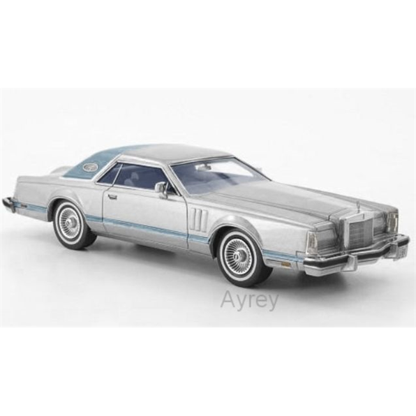 Lincoln Continental Mk V Silver/Matt Blue