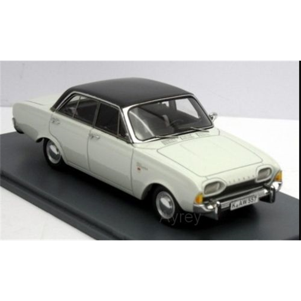 Ford Taunus 17m P3, white/black, 1960