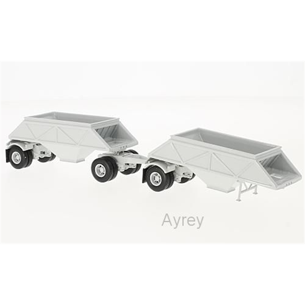 Double Bottom Dump Trailer