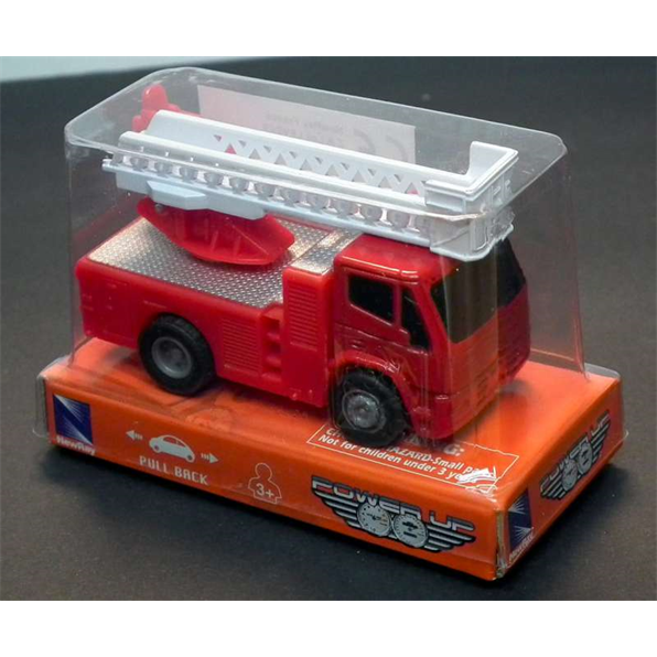 Fire Engine - Turntable (Red) (Pull Back)
